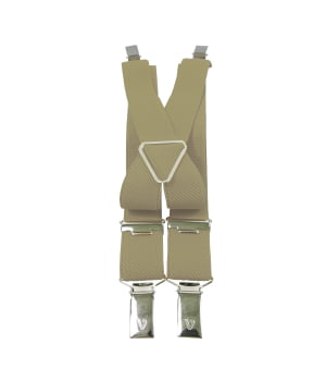 Παιδικές Τιράντες με 4 Κλιπς 25mm Μπεζ