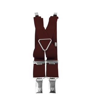 Παιδικές Τιράντες με 4 Κλιπς Μπορντό