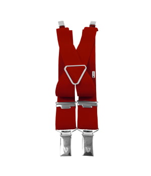 Παιδικές Τιράντες με 4 Κλιπς 25mm Kόκκινο