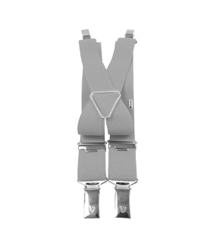 Παιδικές Τιράντες με 4 Κλιπς 25mm Γκρι