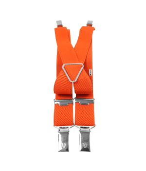 Παιδικές Τιράντες με 4 Κλιπς 25mm Πορτοκαλί