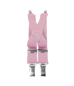 Παιδικές Τιράντες με 4 Κλιπς 25mm Ροζ