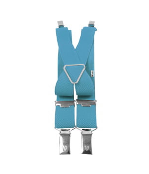 Παιδικές Τιράντες με 4 Κλιπς 25mm Τυρκουάζ