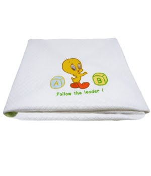 Κουβέρτα Αγκαλιάς Πικέ Tweety 85Χ95