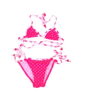 Μαγιό Μπικίνι Πουά Φούξια