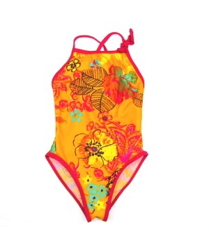 Μαγιό Ολόσωμο Πορτοκαλί