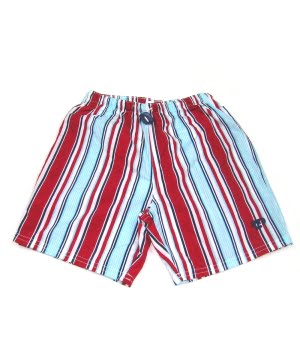 Παιδικό Μαγιό Σορτς Ριγέ Κόκκινο