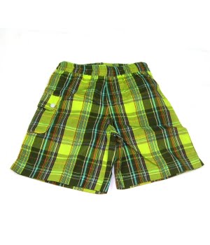 Παιδικό Μαγιό Καρώ Πράσινο