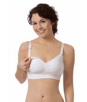 Σουτιέν Χωρίς Ραφές από Οργανικό Βαμβάκι Λευκό