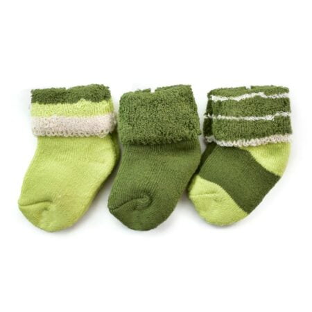 Σετ 3 Πετσετέ Καλτσάκια Νεογέννητου