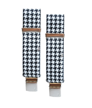 Ανδρικές Τιράντες Εμπριμέ 36mm 4 Κλιπς Zig Check