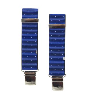 Ανδρικές Τιράντες Μπλε 36mm 4 Κλιπς