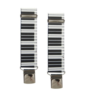 Ανδρικές Τιράντες Εμπριμέ 36mm 4 Κλιπς  Piano