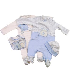 Σετ 2 Φορμάκια Βαμβακερά Γαλάζια