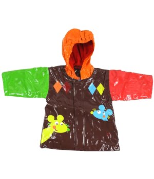 Αδιάβροχο Μπουφάν Καφέ