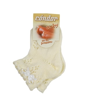 Καλτσάκι Βρεφικό Εκρού