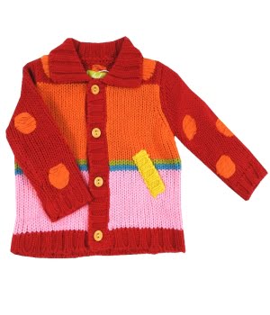 Ζακετάκι Βρεφικό Κόκκινο