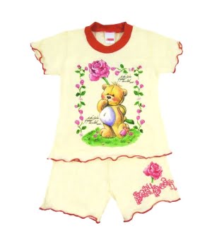 Πυτζαμάκι Εκρού Αρκουδάκι