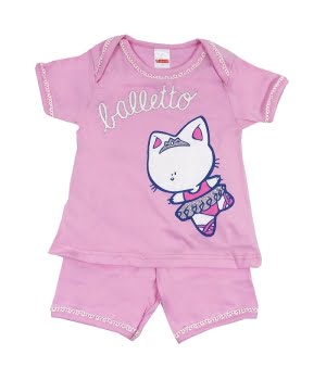 Πυτζαμάκι Ροζ Γατούλα