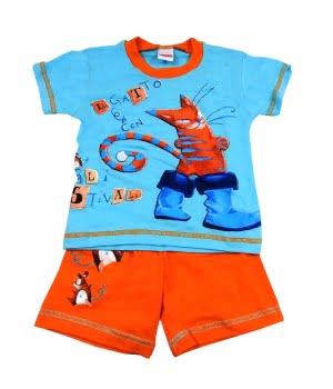 Πυτζαμάκι Παπουτσωμένος Γάτος Μπλε