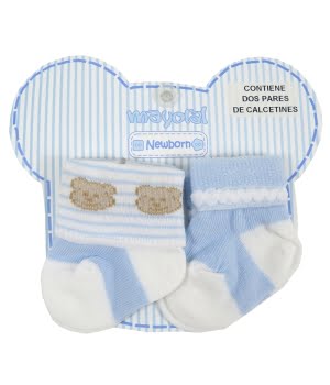 Σετ 2 Καλτσάκια Γαλάζια