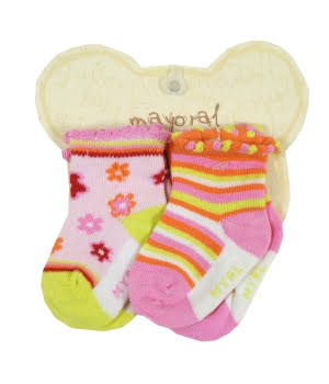 Σετ 2 Καλτσάκια Ροζ