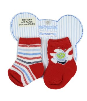 Σετ 2 Καλτσάκια Κόκκινα