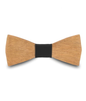 Ξύλινο Παπιγιόν Παιδικό Ermis Natural Μαύρο