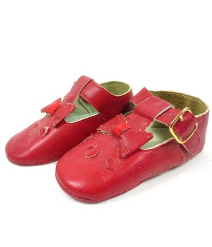 Παπουτσάκια Αγκαλιάς Δερμάτινα