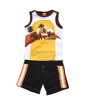 Σετ Βαμβακερό Κίτρινο