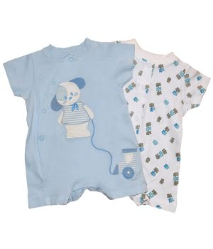 Σετ 2 Φορμάκια Βαμβακερά Κόμπι Σιέλ