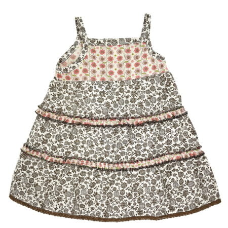 Φορεματάκι Σταμπωτό Βρεφικό Καφέ