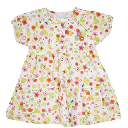 Φορεματάκι Πολύχρωμο Βρεφικό Κοντομάνικο