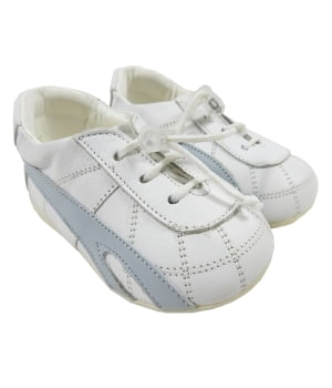 Δερμάτινα Παπουτσάκια Αγκαλιάς Λευκό