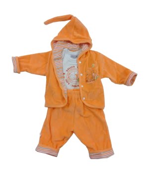 Σετ Βελουτέ Πορτοκαλί