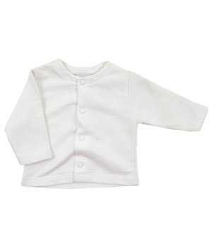 Βαμβακερή Ζακετούλα Λευκή