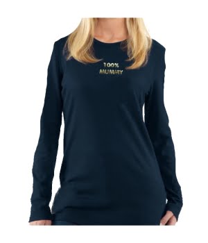 Μπλούζα Εγκυμοσύνης Μπλε 100% Mummy