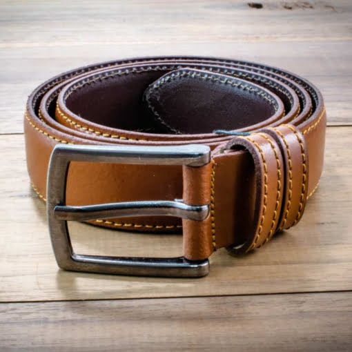 Παιδική Δερμάτινη Ζώνη Tabac - Image 3