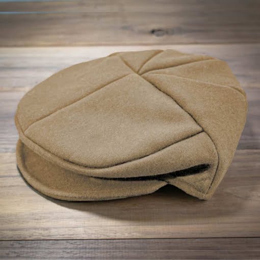 Τραγιάσκα Παιδική Μπεζ Τσόχα - Image 2