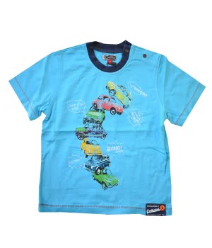 Παιδικό Μπλουζάκι Κοντομάνικο Γαλάζιο