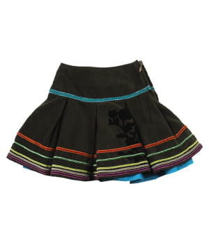 Φούστα Βελουτέ με Πιέτες