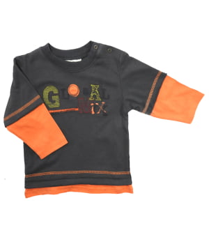 Παιδικό Μπλουζάκι Καφέ