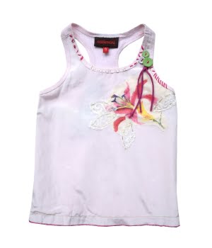 Βαμβακερό Αμάνικο Μπλουζάκι Ροζ