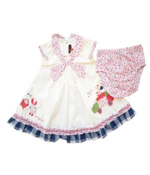 Φορεματάκι & Βρακάκι Εκρού