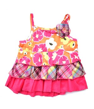 Μπλουζάκι με Βολάν Πολύχρωμο