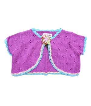 Ζακέτα Βαμβακερή Μωβ