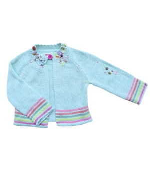 Ζακέτα Βαμβακερή Γαλάζια