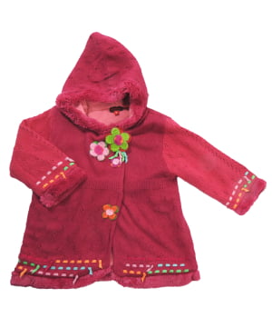 Ζακέτα Πλεκτή Μακριά Κόκκινη