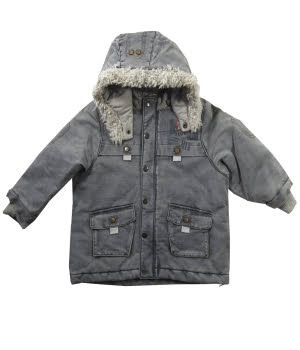 Μπουφάν Αδιάβροχο Γκρι