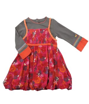 Φόρεμα Μπαλούν Κοτλέ Κόκκινο